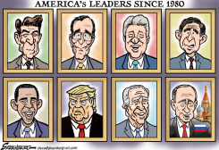 US PRESIDENTIAL PORTRAITS NOW SHOULD INCLUDE PUTIN by Steve Greenberg