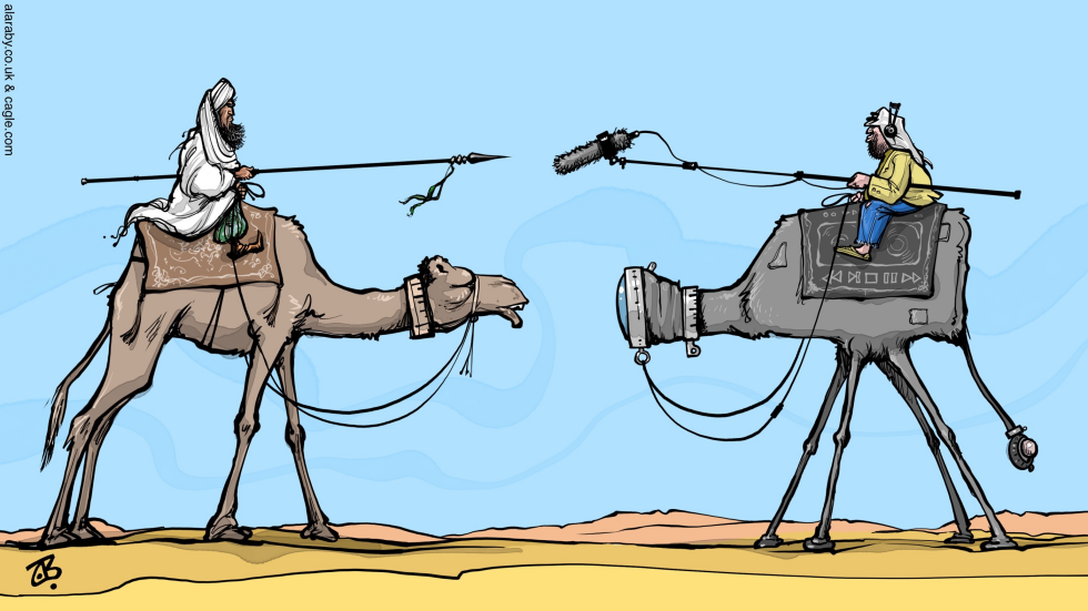 Arab TV Drama Camera Camel Past War