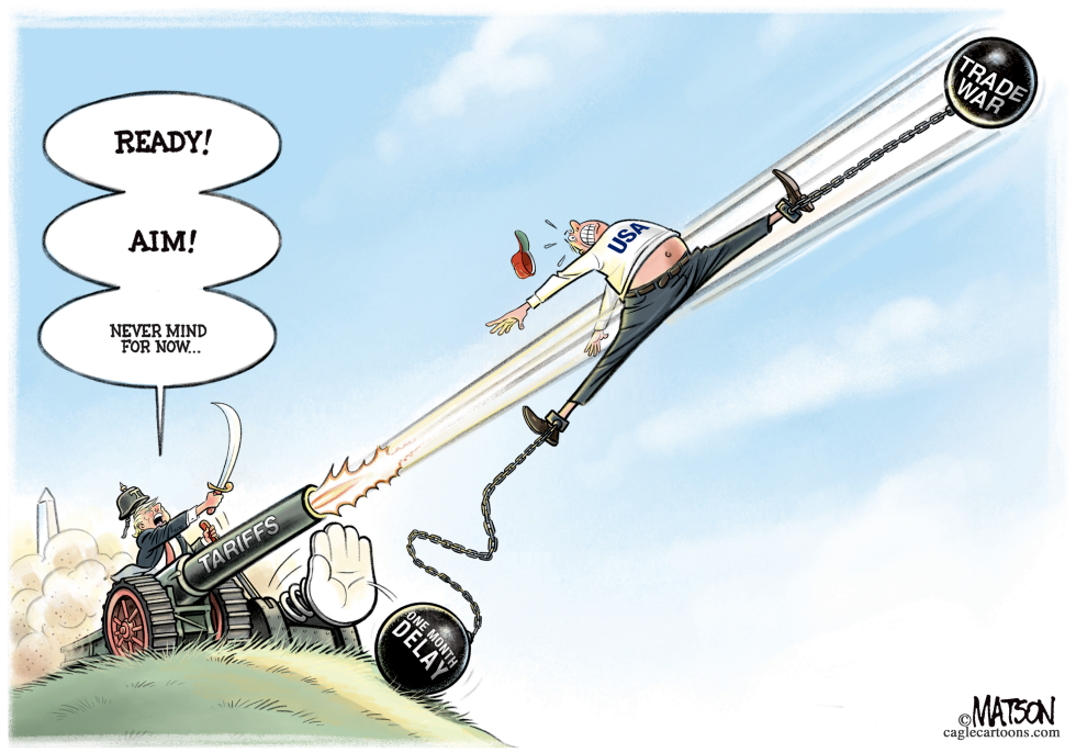 #3 TRUMP TARIFF TRADE WAR DELAY by R.J. Matson