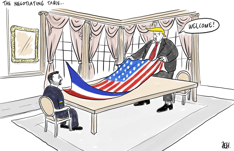 Zelensky and Trump