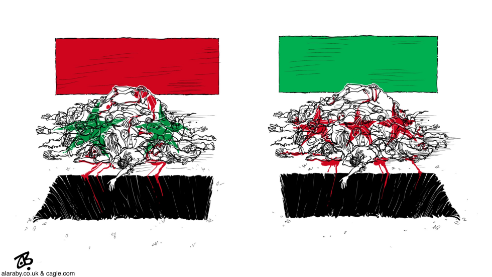 Syria Massacre Alawite Minority Flag Carnage Blood