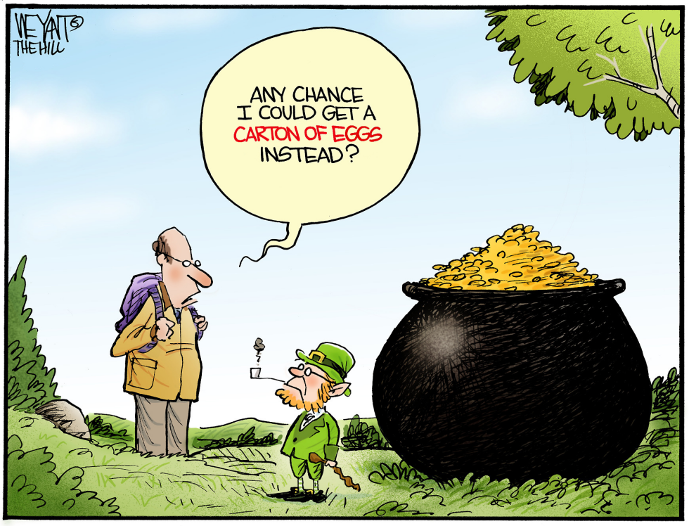 #3 SAINT PATRICKS DAY EGG PRICES by Christopher Weyant