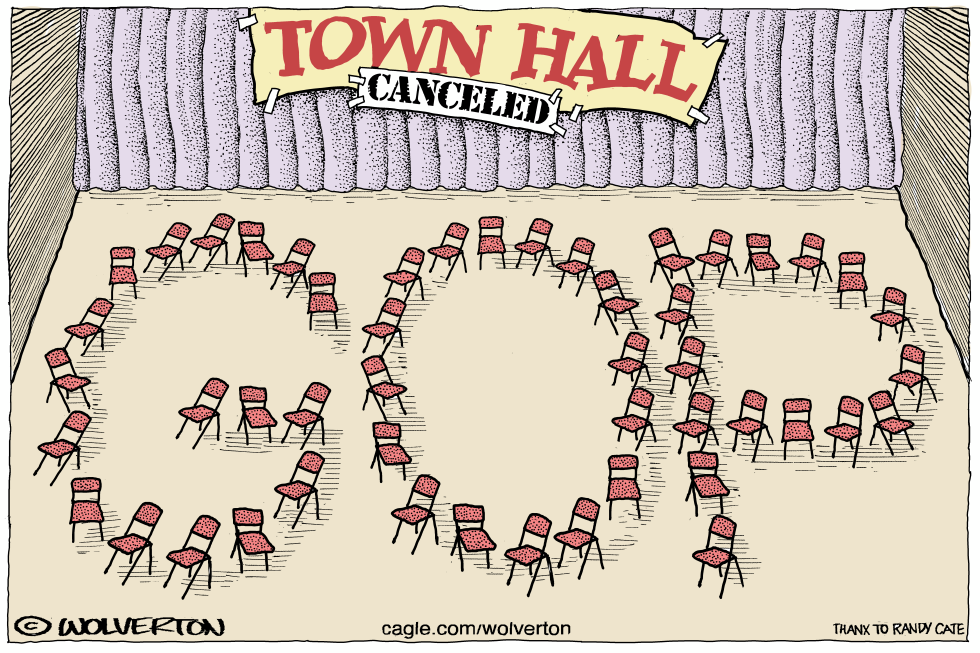 GOP Cancels Town Hall Meetings