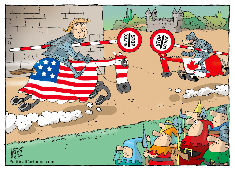THE CUSTOMS DUEL BETWEEN TRUMP AND CANADA