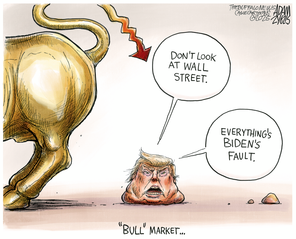 Wall Street Dropping Under Trump Policies