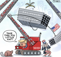 TRUMP TARIFFS AIMED AT CANADA IMPACT UNCLE SAM by Graeme MacKay