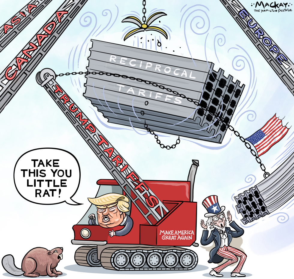 Trump Tariffs aimed at Canada impact Uncle Sam