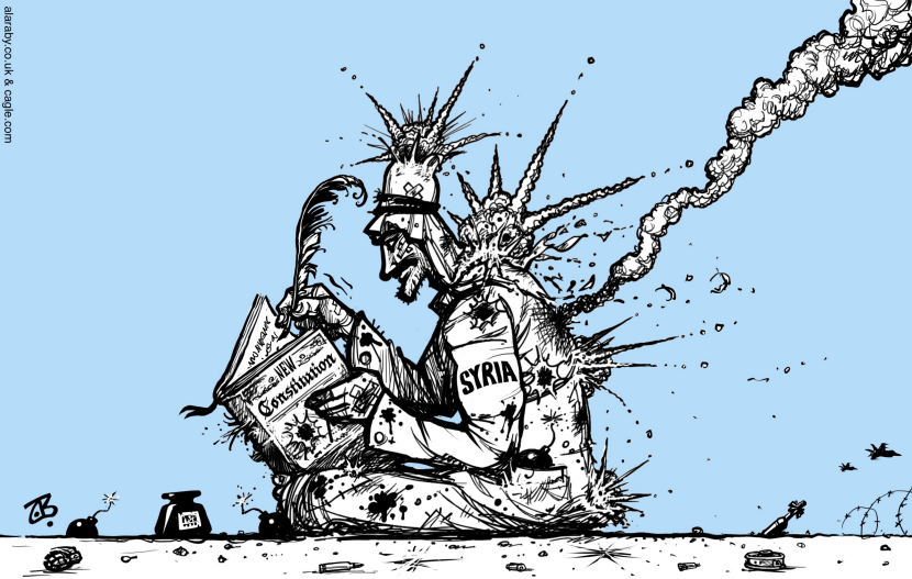 Syria Constitution Sharaa Crisis Ink Terror Bombs