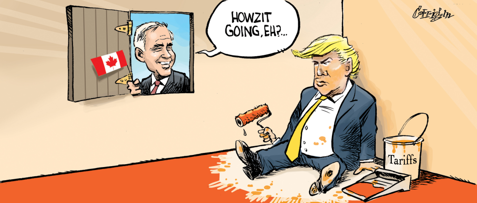 Canada: trump meets new PM Carney