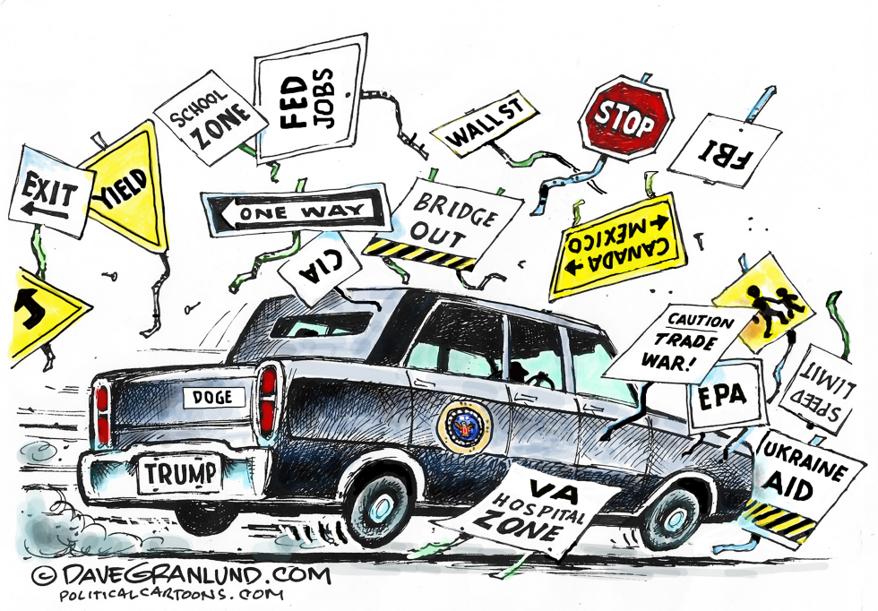 Trump reckless driving