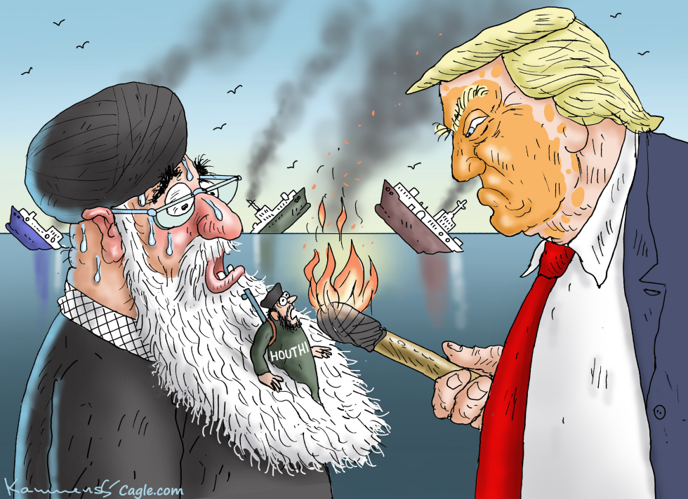 TRUMP ATTACKS HOUTHI REBELS