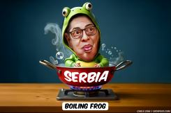 ALEKSANDAR VUCIC BOILING FROG by Bart van Leeuwen
