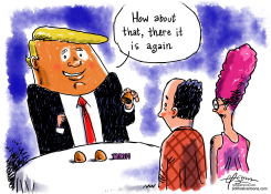 TRUMP TARIFFS FLIP FLOP by Guy Parsons