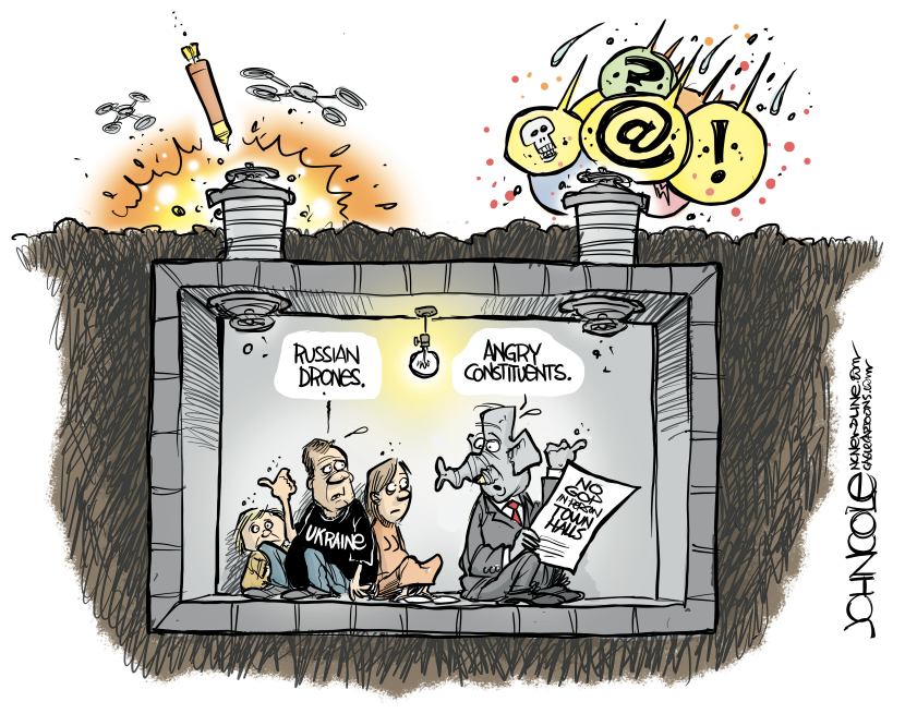 GOP hides from angry constituents