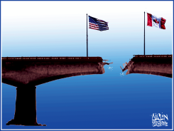 BROKEN BRIDGE by Terry Mosher