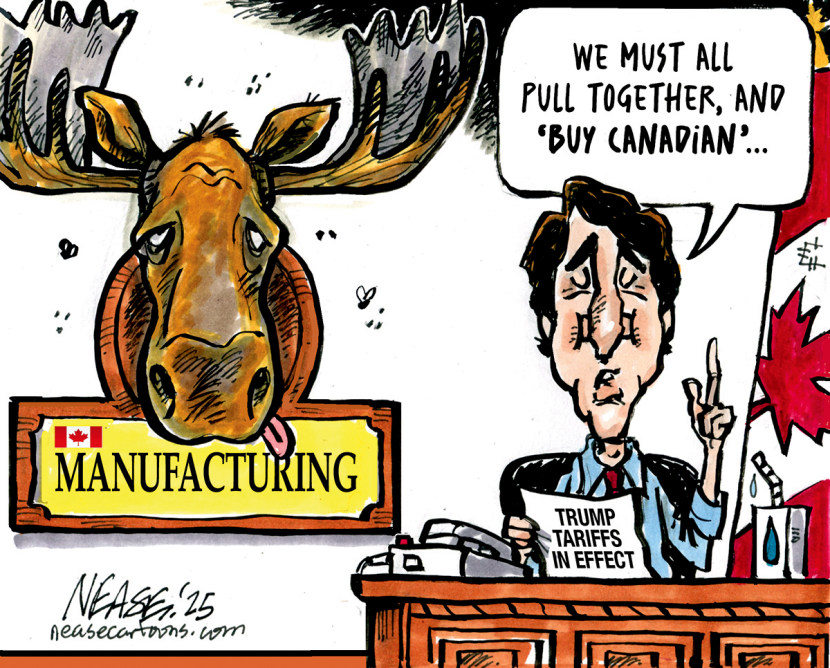 Canada Pushes Buy Canadian Pushback as Trump Tariffs Take Effect