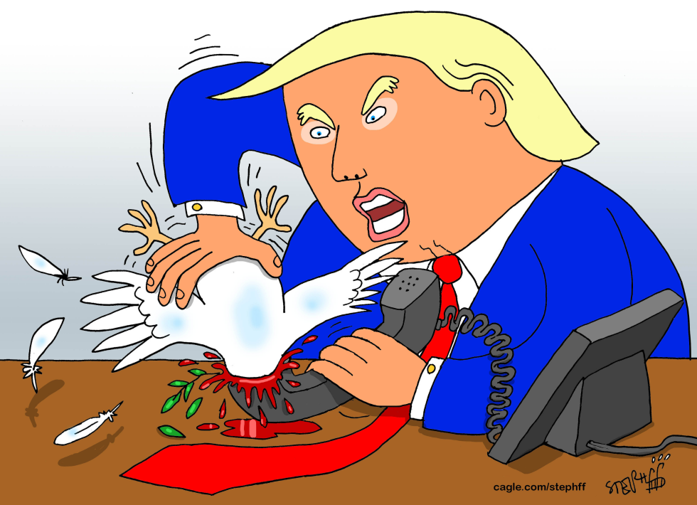 Forcing the peace by phone call