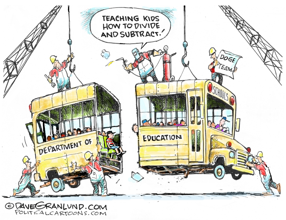 #3 ED DEPT CUT IN HALF by Dave Granlund