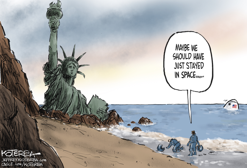 Astronauts: from Stranded to Shocked