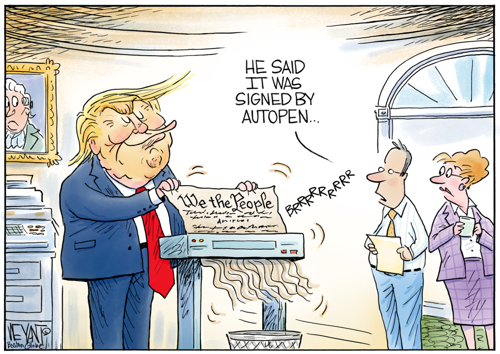 Trump Shreds The Constitution