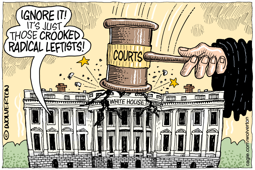 Courts Gavel Cracks White House as Judiciary Challenges Mount