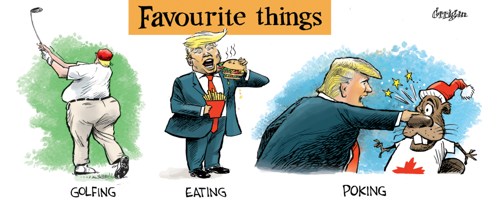 Canada: Trump has some favourite things