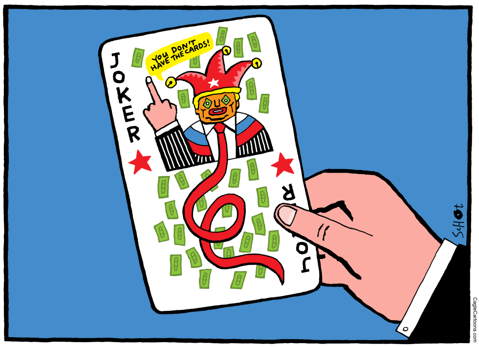 Trump as joker of Putin