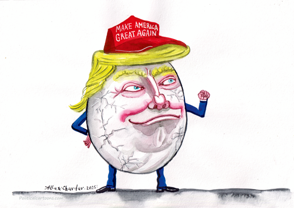 Trump is a broken egg