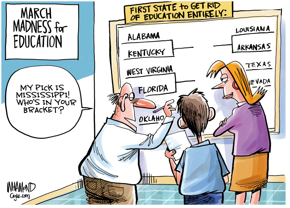 #1 MARCH MADNESS FOR EDUCATION by Dave Whamond