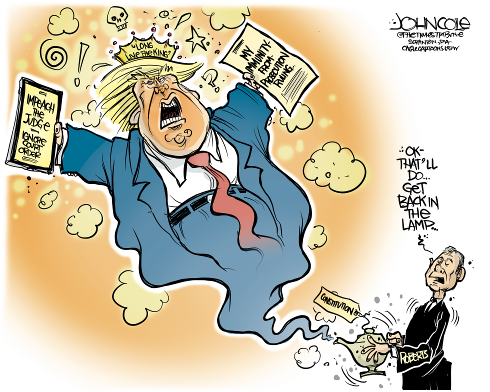 John Roberts puts Trump genie back in the lamp