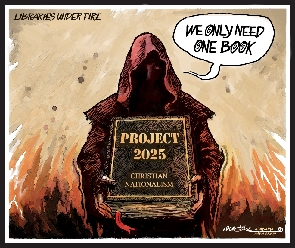Christian Nationalism war on libraries