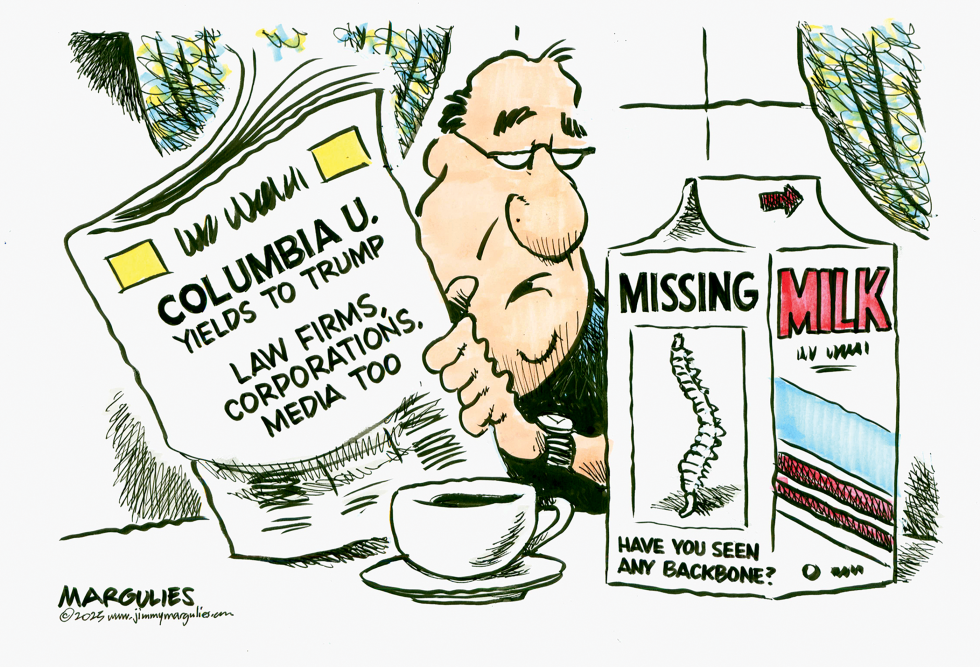 Caving to Trump