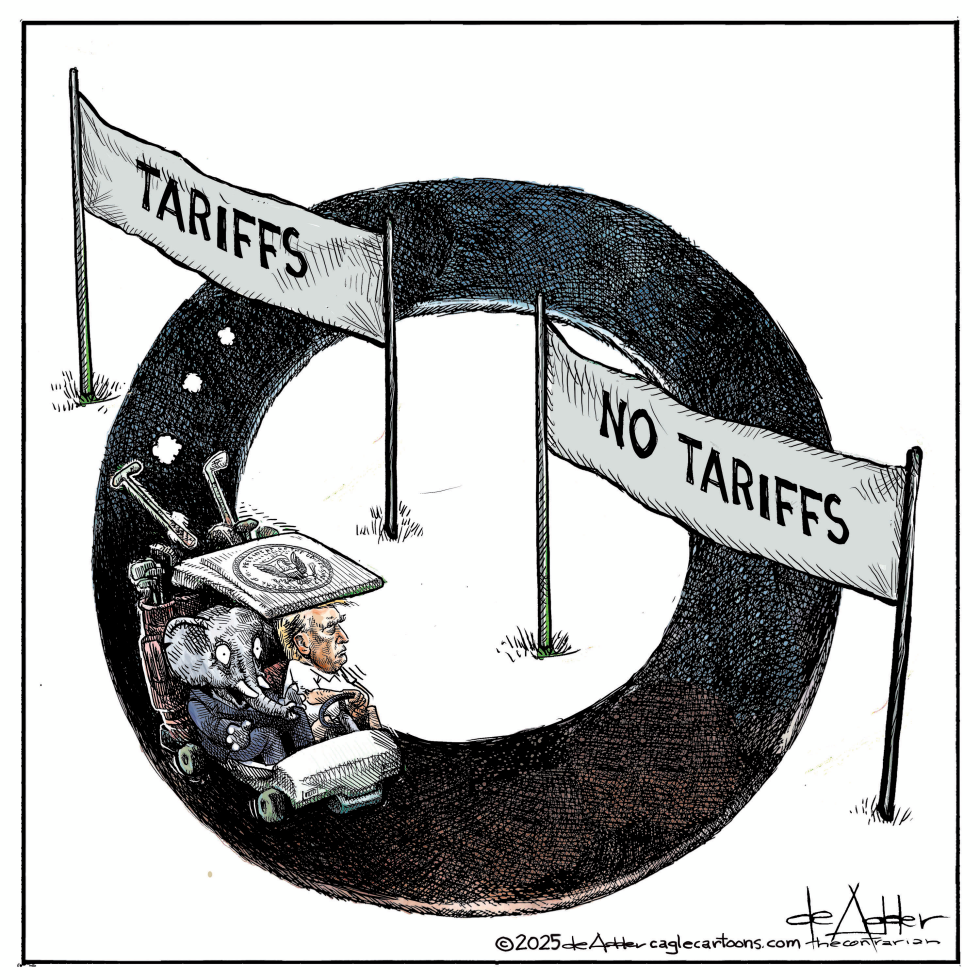 Trump Drives Tariff Policy in Endless Loop