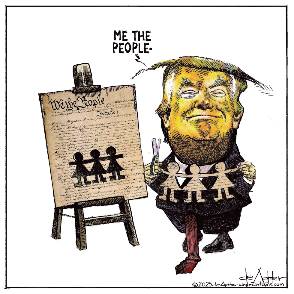 Trump and US Constitution Paper Dolls