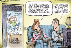 SPRING BREAK by Joe Heller