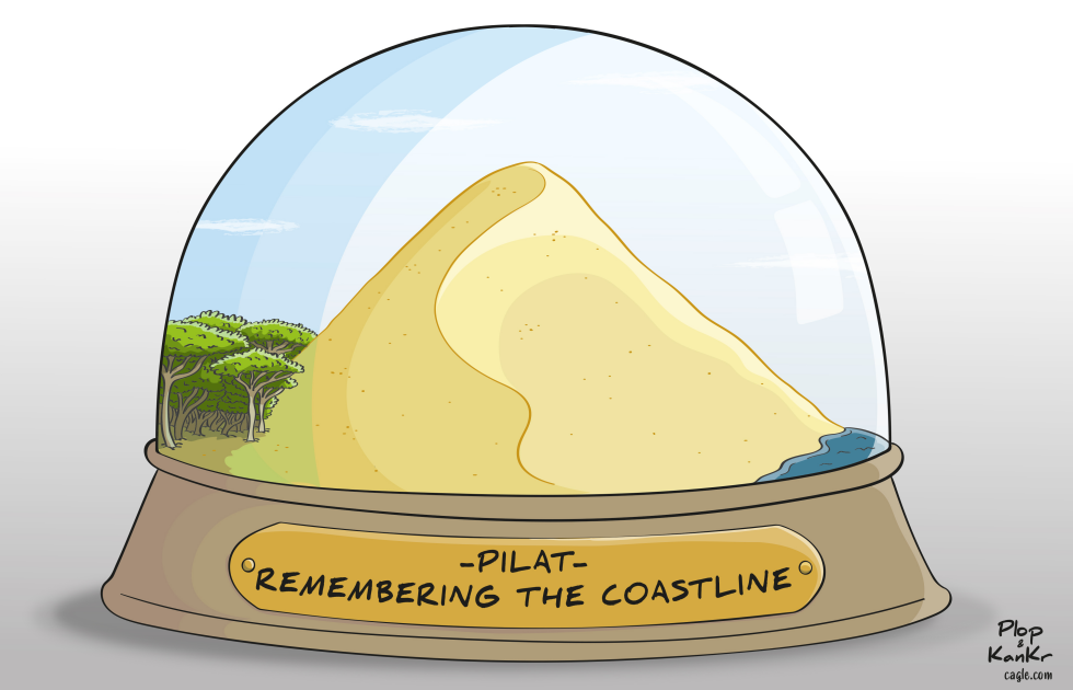 The colossus is eroding...