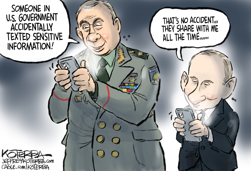 Now Putin gets a text