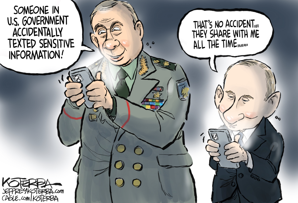 Now Putin gets a text