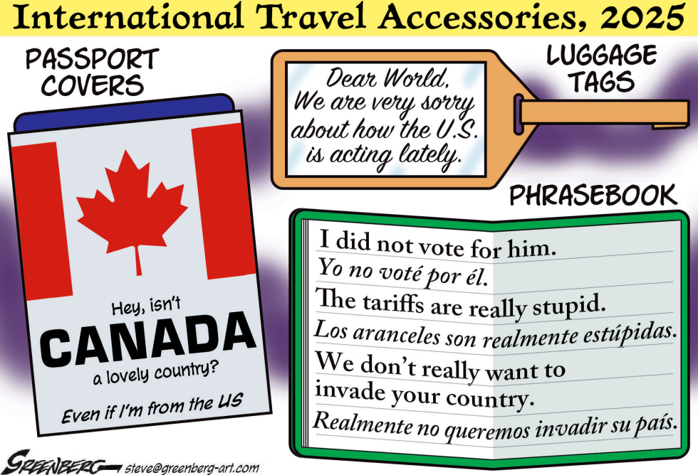 Travel accessories for abroad during Trump