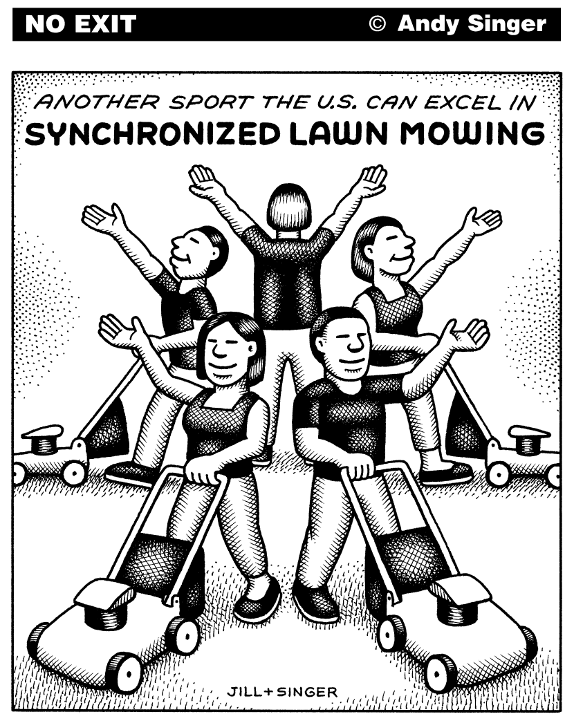 Synchronized Lawn Mowing