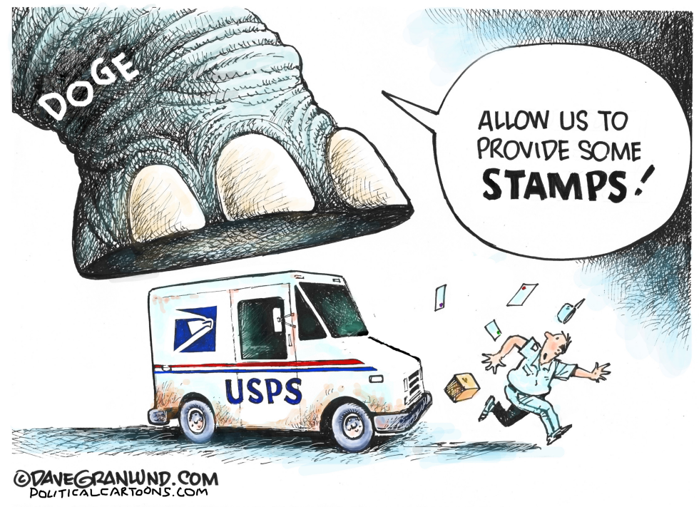 #2 DOGE AND USPS by Dave Granlund