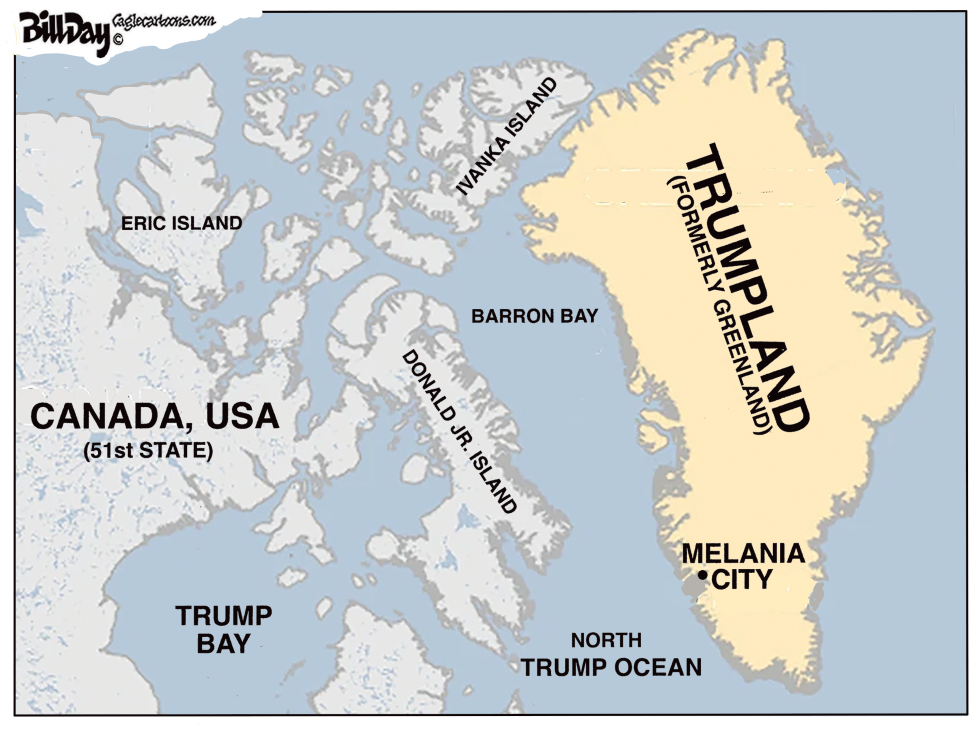 #3 NEW TRUMPLAND MAP by Bill Day
