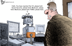  A ROBOT TAKES CALLS FOR THE VA by Bruce Plante