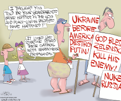 YESTERDAY'S HIPPIES, TODAY'S WARMONGERS by Gary McCoy