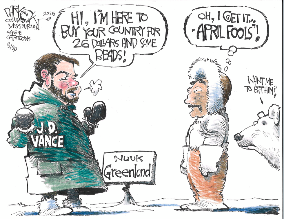 #3 GREENLAND'S APRIL FOOL by John Darkow