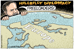 VANCE USES HILLBILLY DIPLOMACY WITH EUROPE by Monte Wolverton