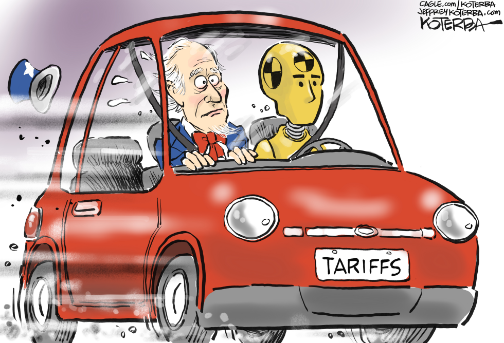 Tariffs and Crash test Sammy