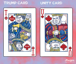 CANADA'S FEDERAL ELECTION PLAYING CARDS by Graeme MacKay