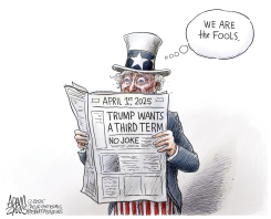 THE APRIL FOOL by Adam Zyglis
