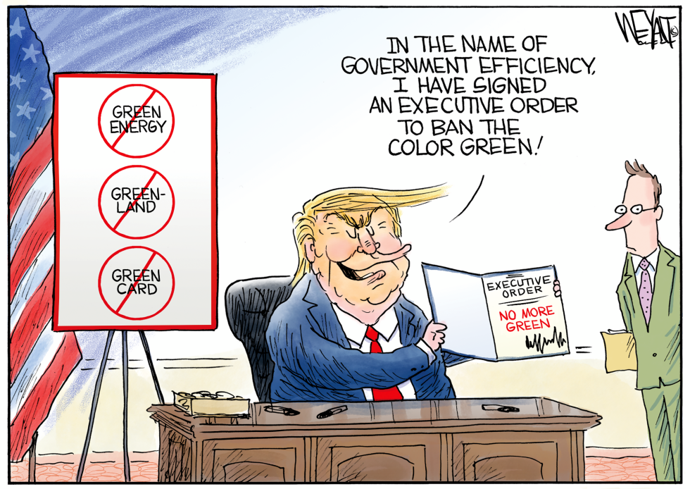 Trump Bans All Things Green